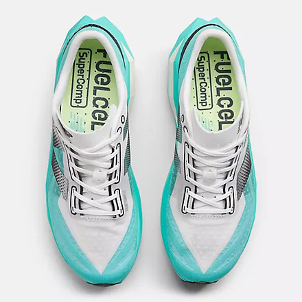 New Balance WOMEN'S FUELCELL SC ELITEV4 CT Cyber Jade/White