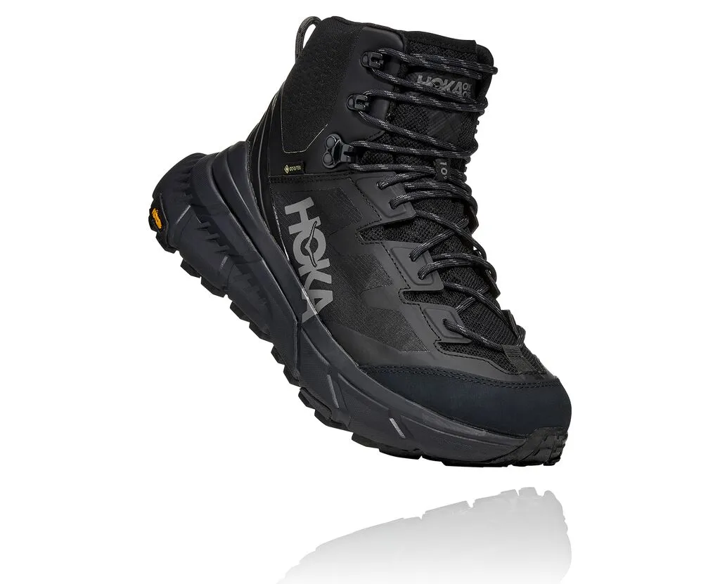 Hoka One One テンナインハイクGTX Hoka MEN'S TENNINE HIKE GTX BLACK / DARK GULL GRAY