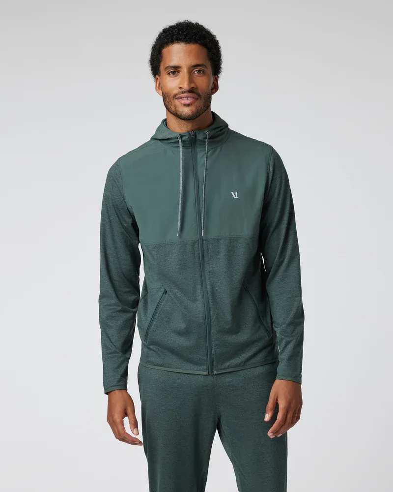 Vuori Men's Sunday Element Jacket HAN Aspen Heather