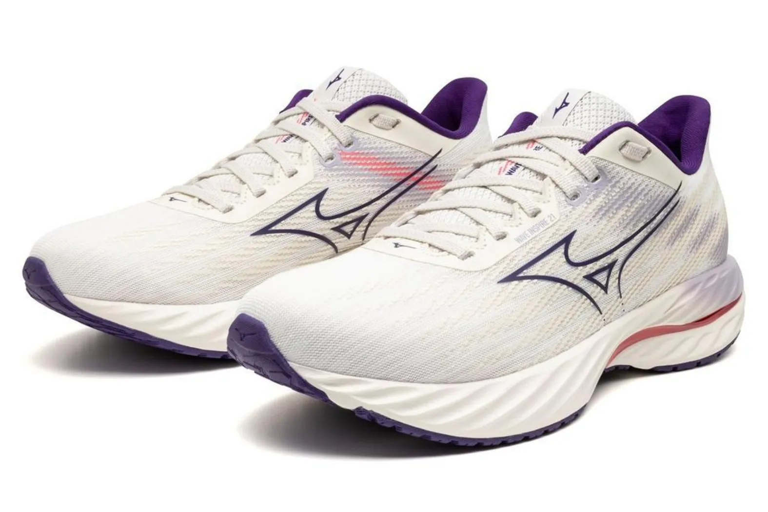 Mizuno WOMEN'S WAVE INSPIRE 21 008Z WhiteVintage Indigo