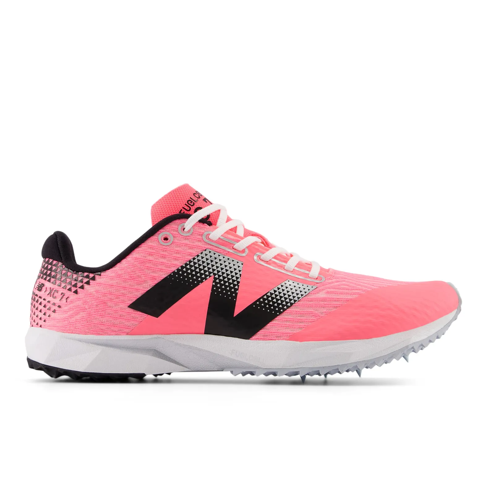 New Balance WOMEN'S XC SEVEN V5 LP Ultra Pink/Black/Silver Metallic
