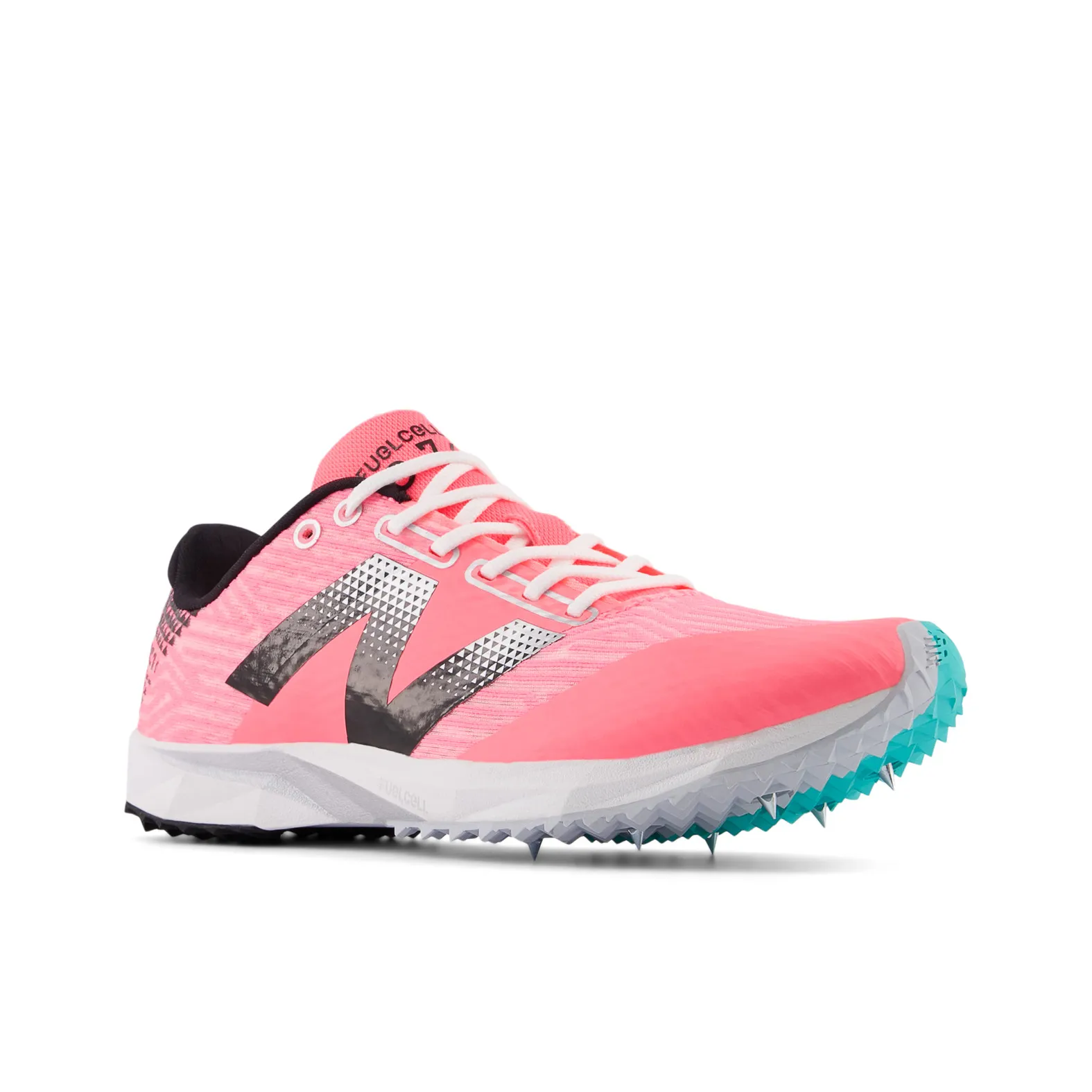 New Balance WOMEN'S XC SEVEN V5 LP Ultra Pink/Black/Silver Metallic