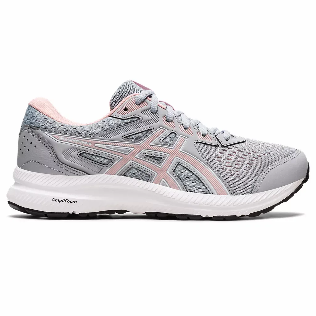 Asics Women's GEL-CONTEND 8 WIDE PIEDMONT GREY/FROSTED ROSE