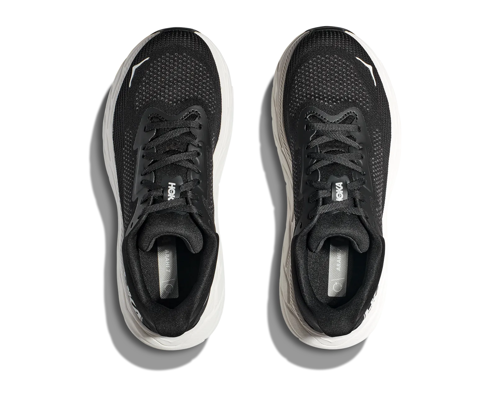 Hoka Arahi 7 Mens Running Shoes Black White Stability Sneakers 11 2E Wide Hoka Arahi 7 Men main image 2