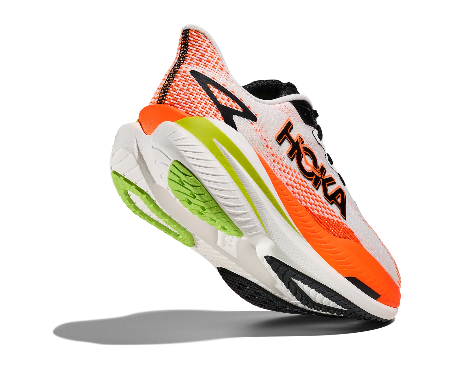 ポッチャンページ Hoka MEN'S MACH X 3 WNG White/NeonTangerine